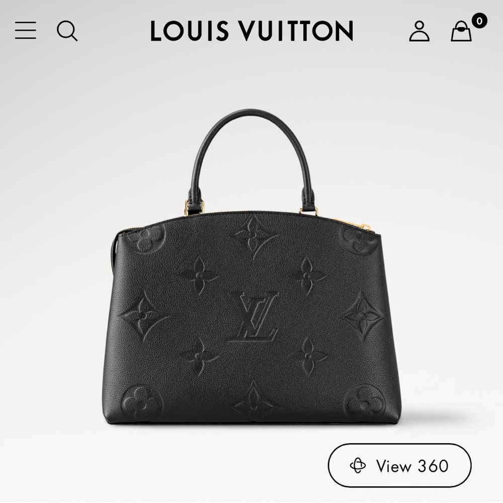 LOUIS VUITTON PETIT PALAIS Handbag (Noir) - Picture 3 of 14